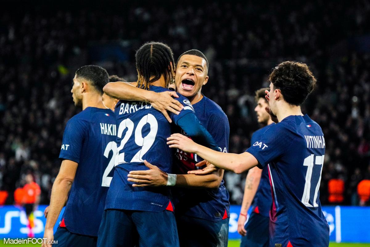 Kylian Mbappé avec le PSG