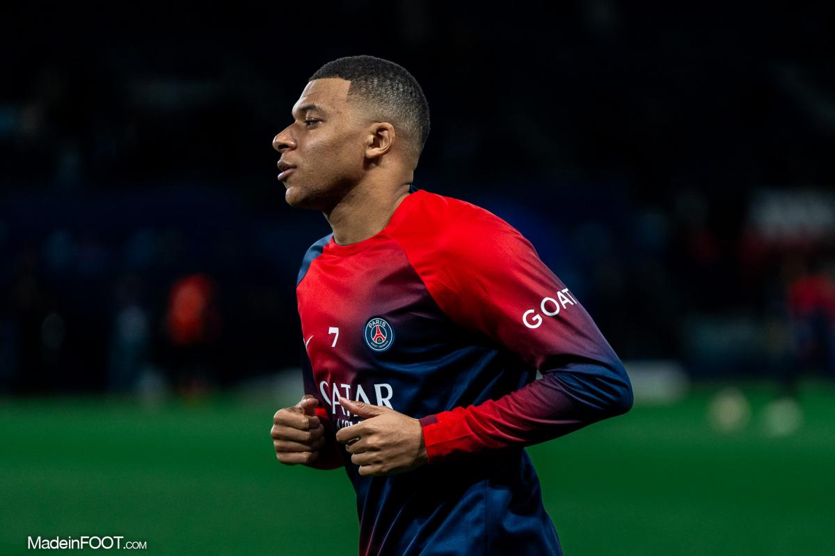Kylian Mbappé, attaquant du PSG.
