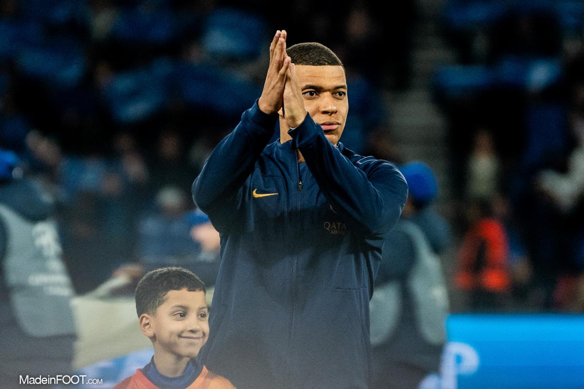 Kylian Mbappé avec le PSG 