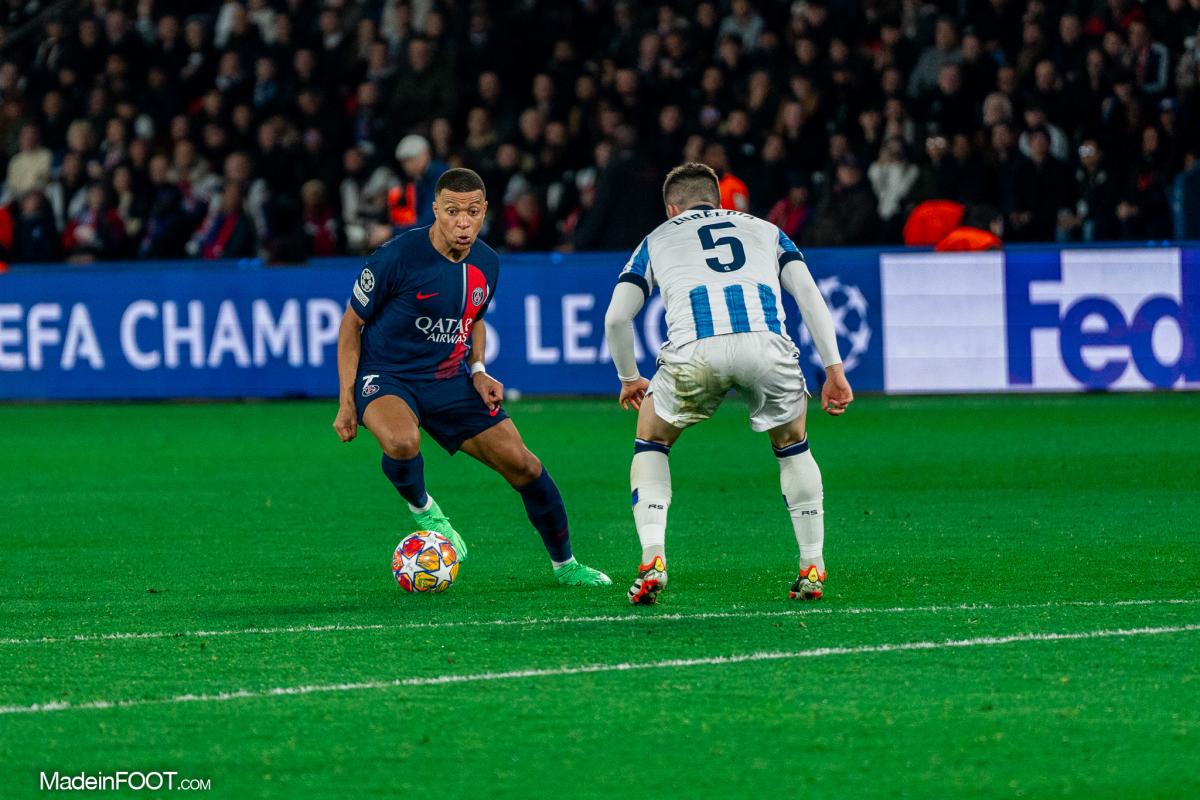 Kylian Mbappé avec le PSG 