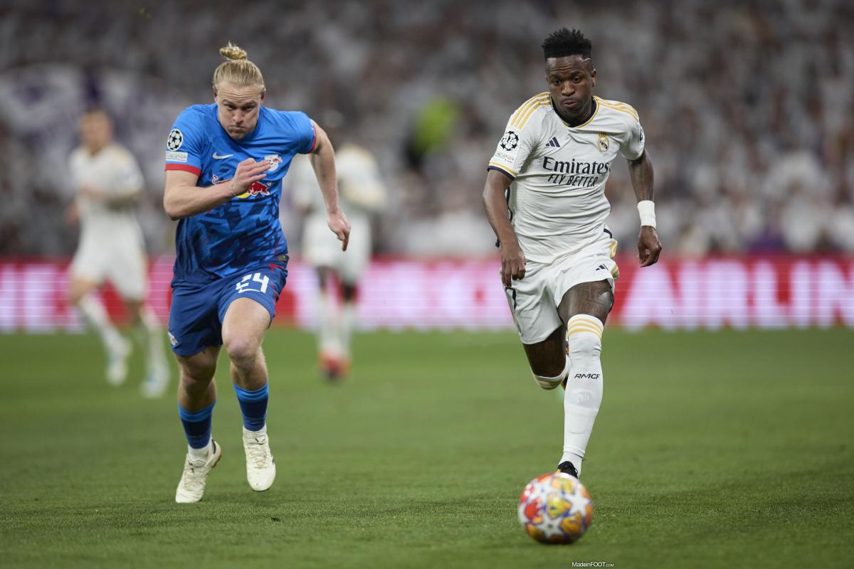 Vinicius Jr, l'attaquant du Real Madrid.