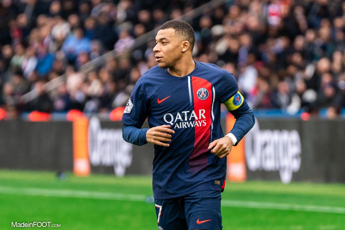 Kylian Mbappé, attaquant du PSG.