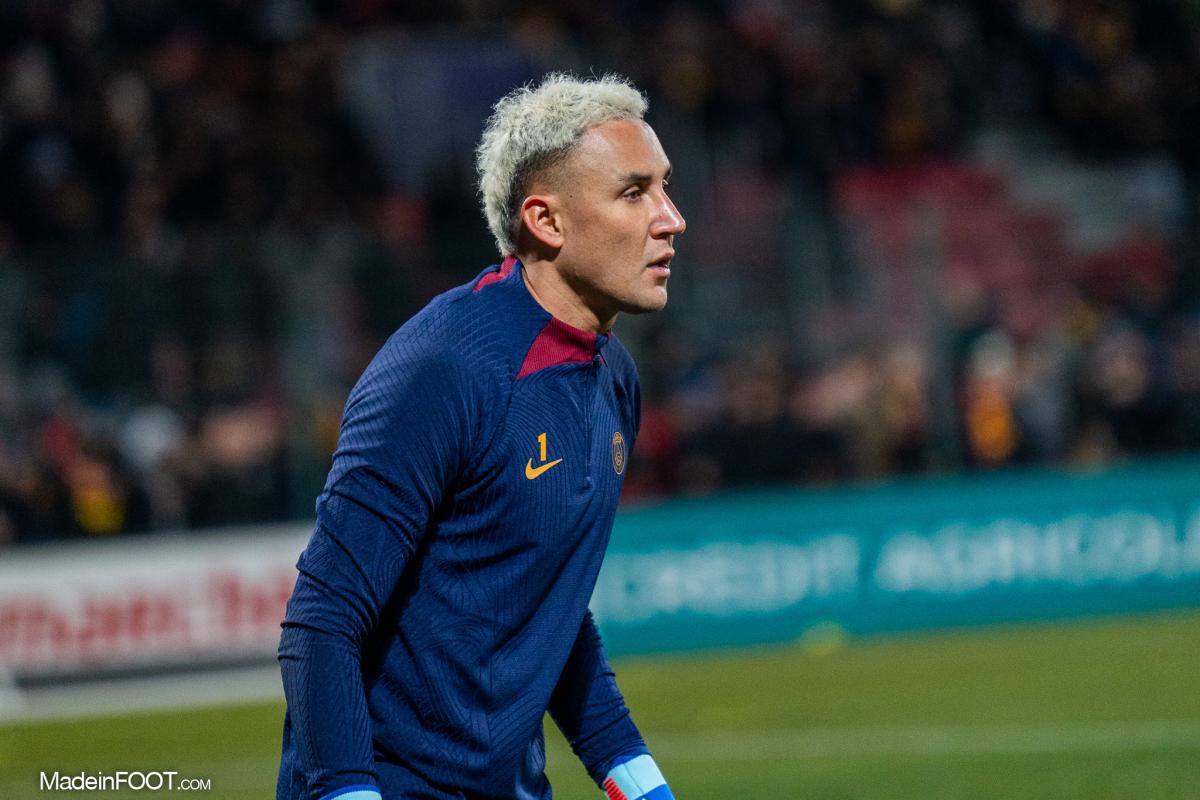 Keylor Navas, ici sous ses anciennes couleurs du PSG.