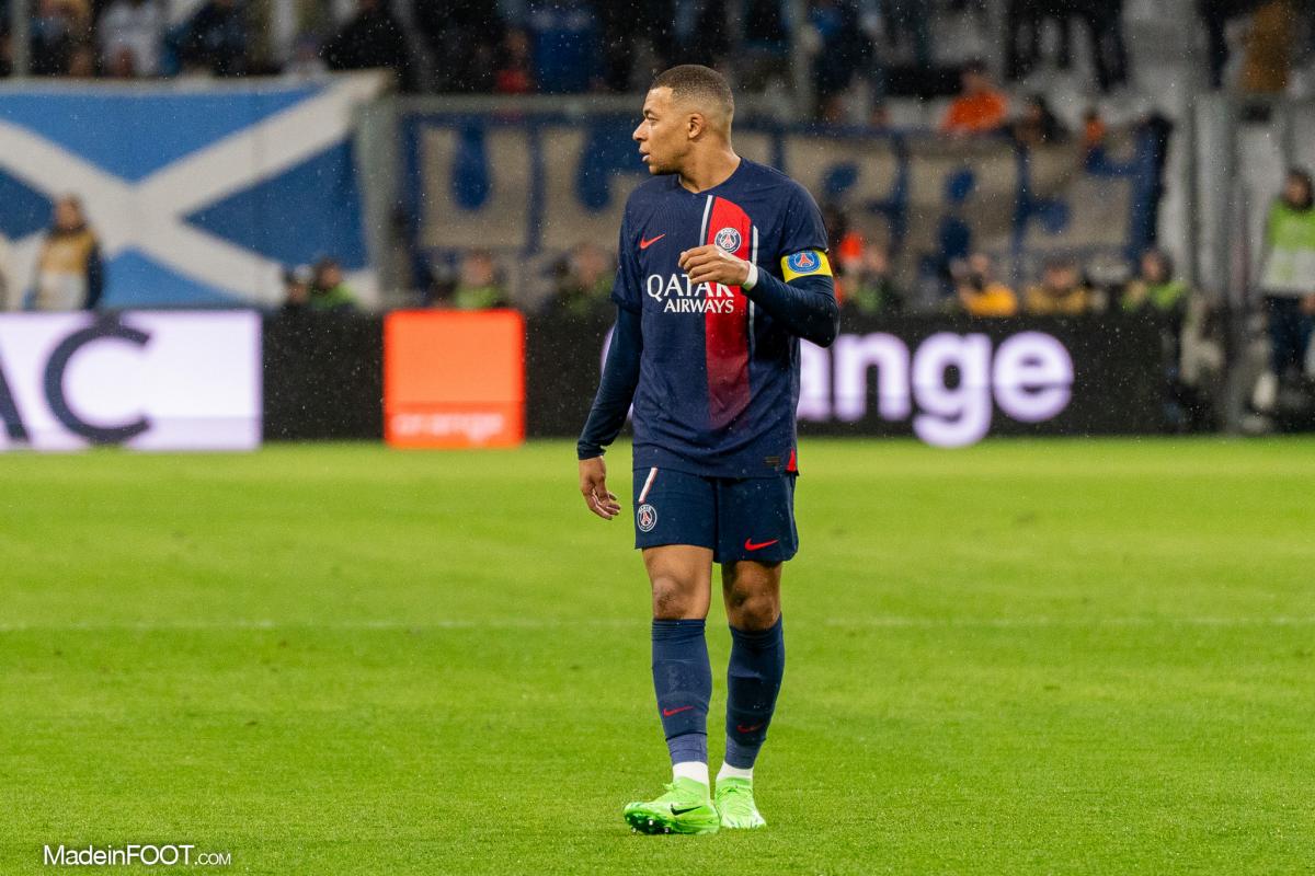 Kylian Mbappé avec le PSG