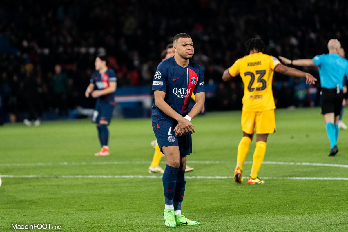 Kylian Mbappé avec le PSG 