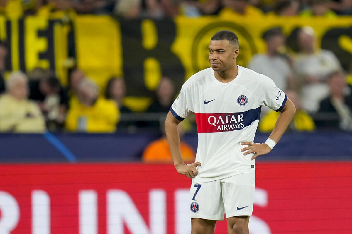 Kylian Mbappé, ici sous ses anciennes couleurs du Paris Saint-Germain.