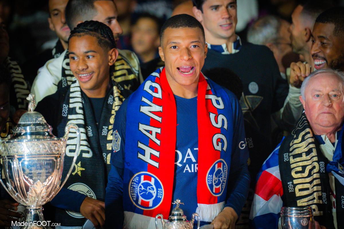 Kylian Mbappé avec le PSG