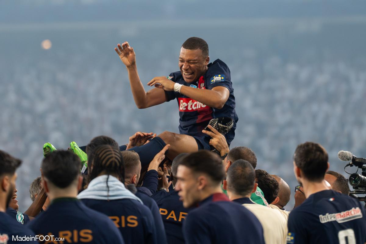 Kylian Mbappé avec le PSG