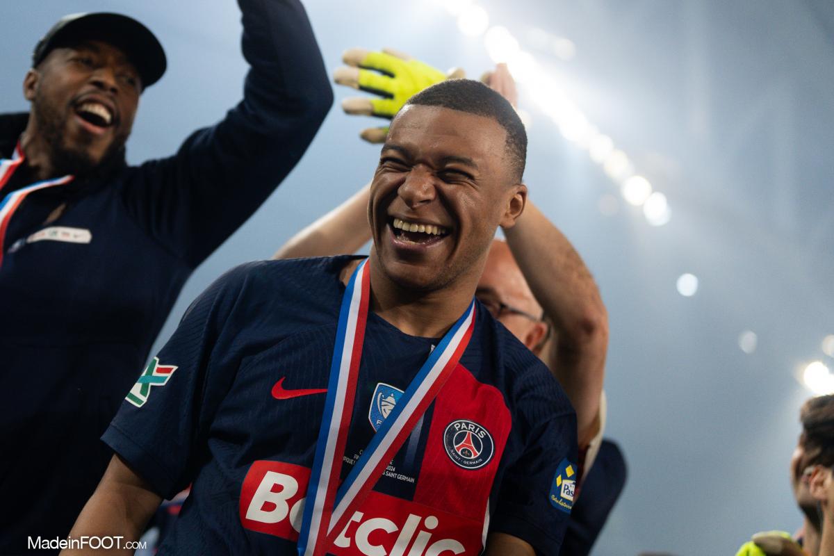 Kylian Mbappé avec le PSG 