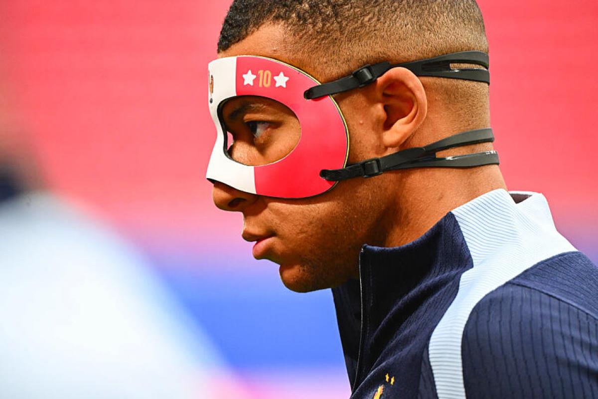 Kylian Mbappé, l'attaquant du Real Madrid et de l'équipe de France.
