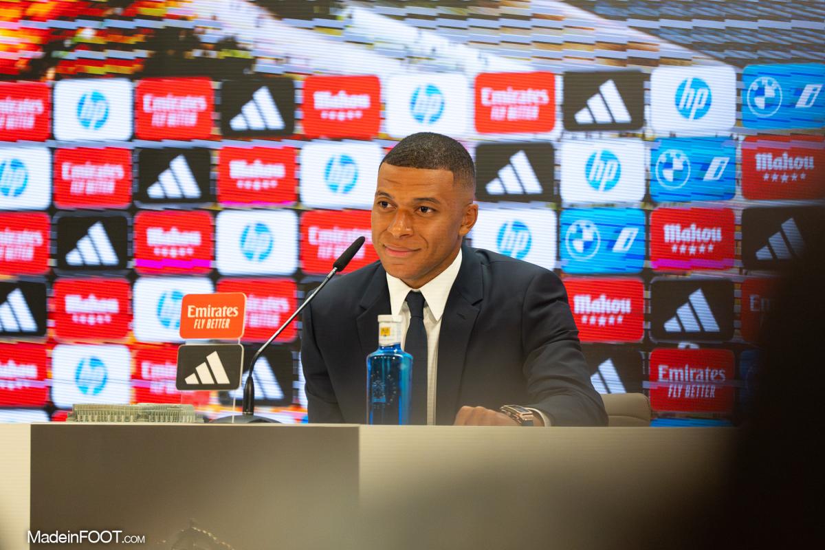 Kylian Mbappé avec le Real Madrid