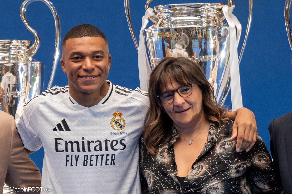 Fayza Lamari et Kylian Mbappé