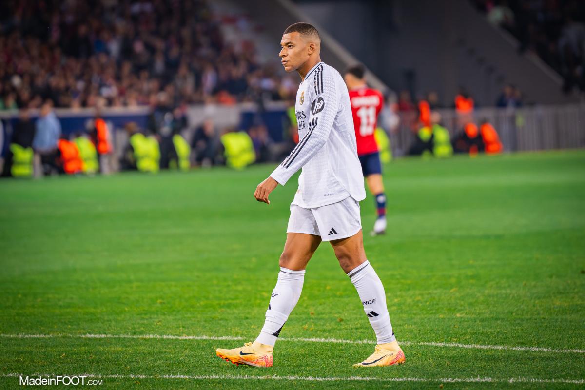 Kylian Mbappé avec le Real Madrid.