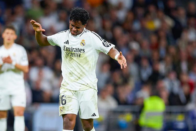 Endrick avec le Real Madrid.