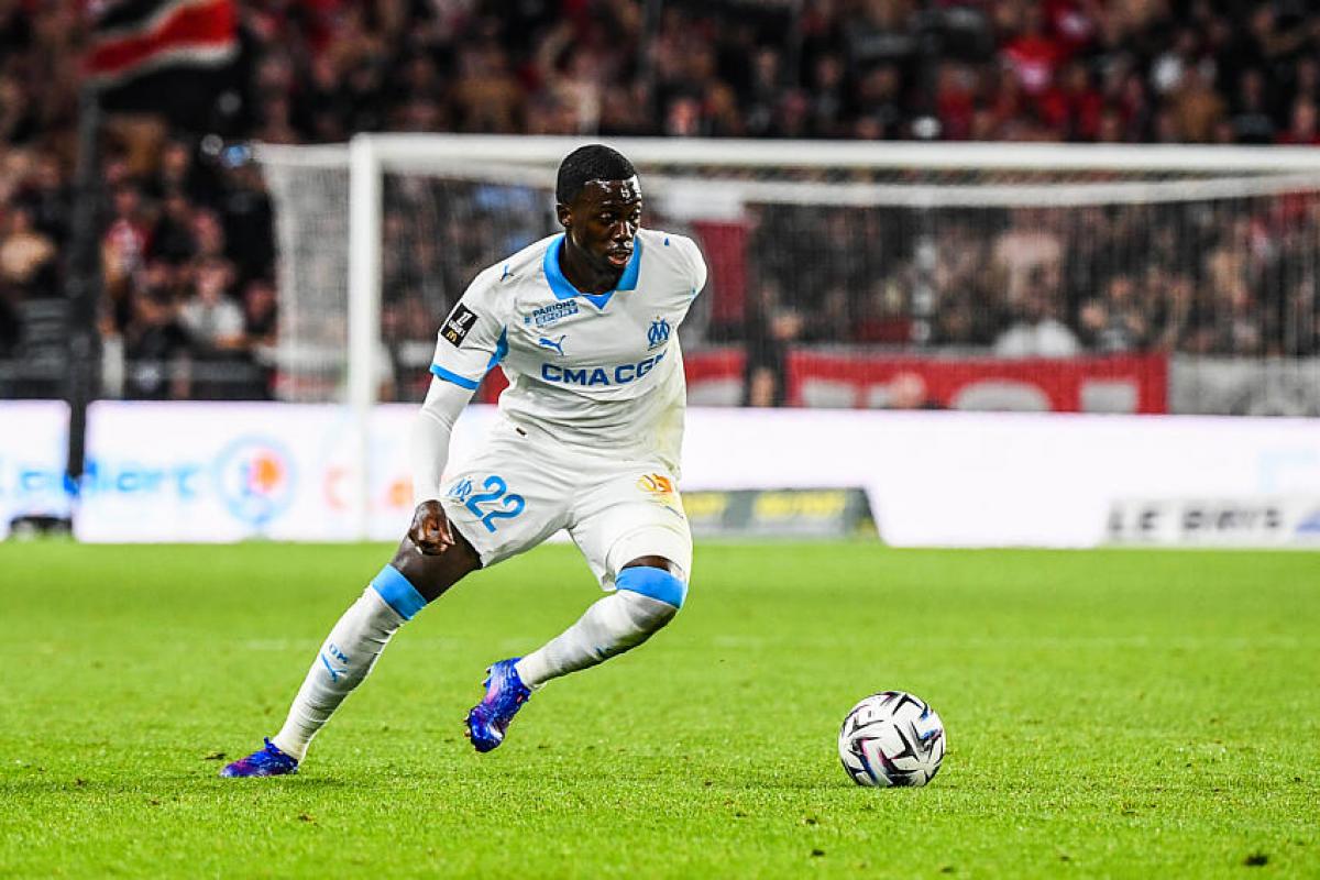 Timothy Weah, l'ailier de l'Olympique de Marseille.
