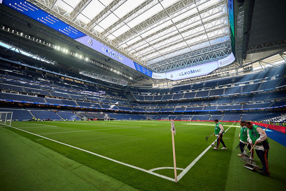 Le stade Santiago-Bernabéu 