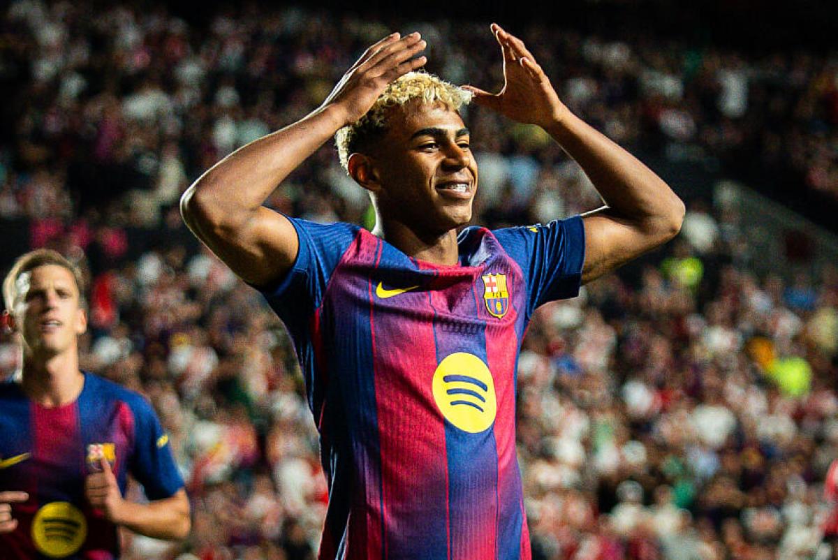 Lamine Yamal, ailier du FC Barcelone