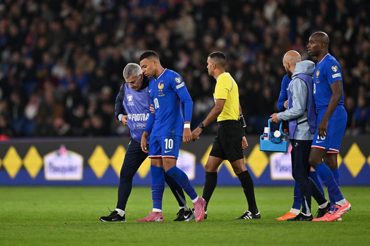 Kylian Mbappé est sorti sur blessure.