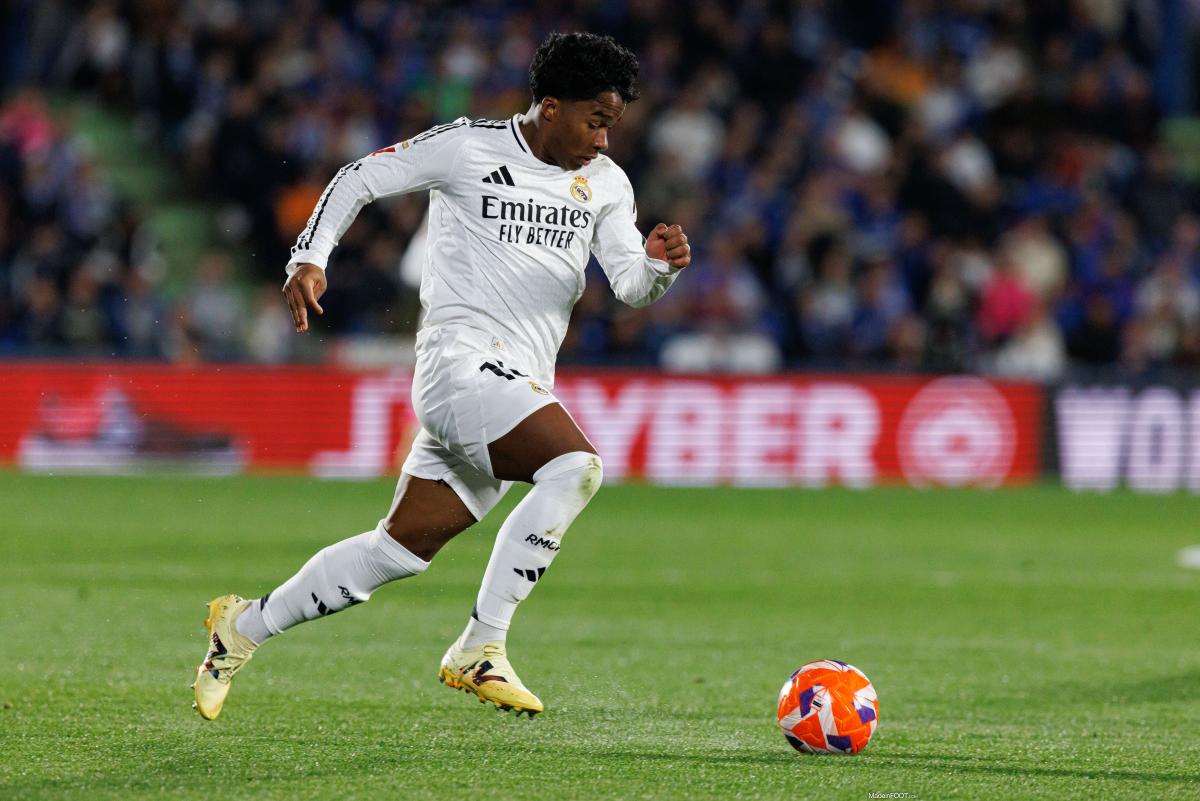 Endrick, l'attaquant du Real Madrid.