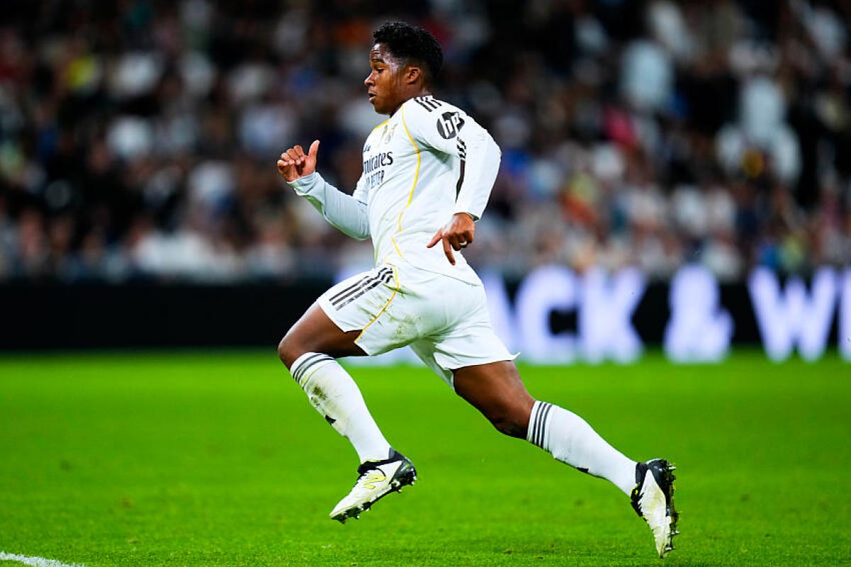 Endrick, l'attaquant du Real Madrid.