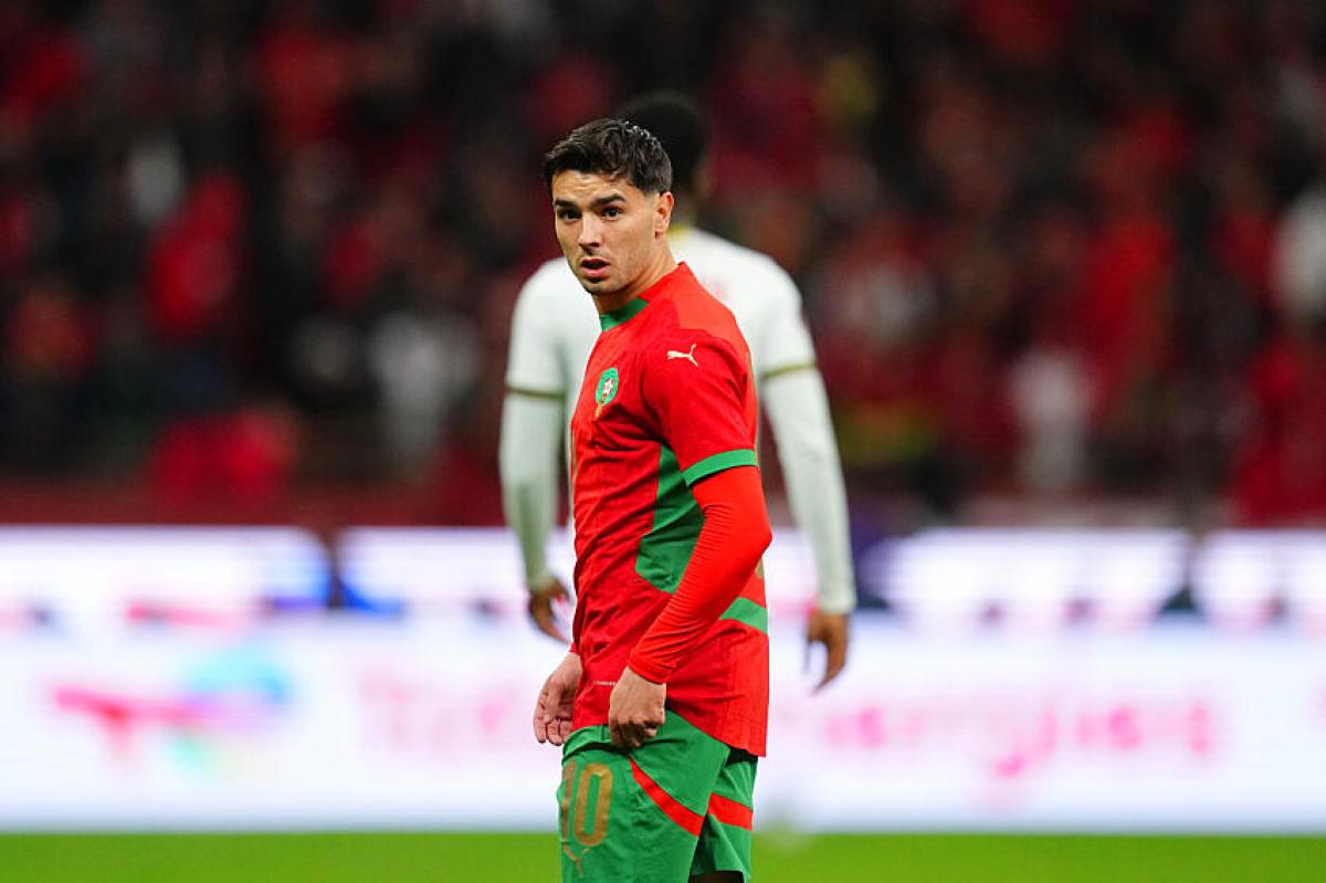 Brahim Diaz, ici sous les couleurs du Maroc.