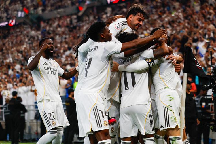 Les joueurs du Real Madrid. 