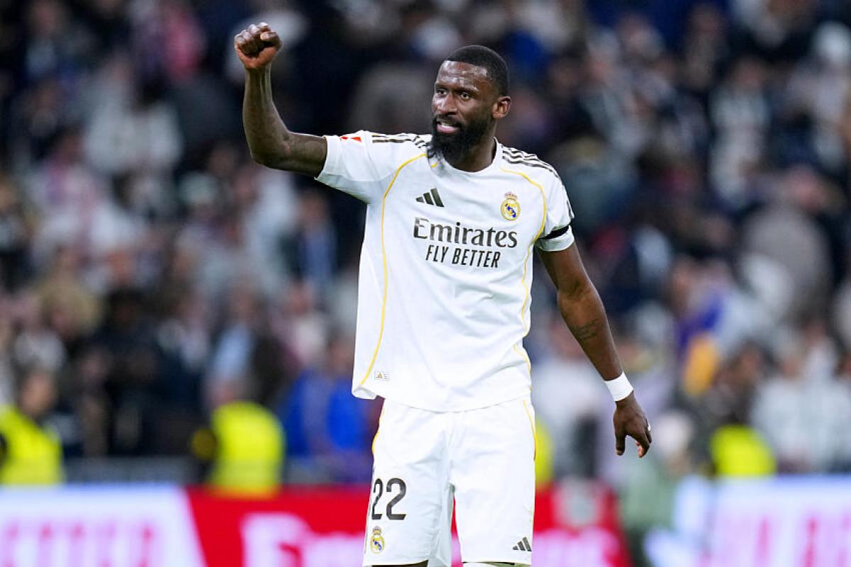 Antonio Rüdiger, le défenseur central du Real Madrid.