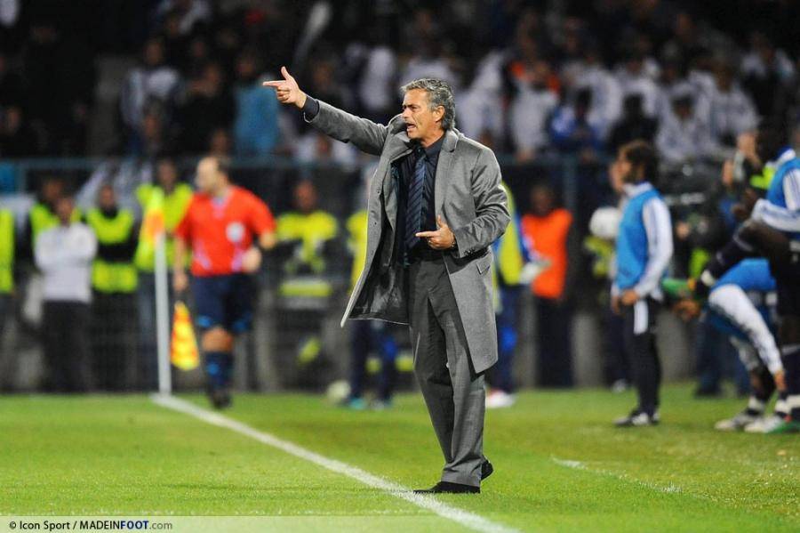 Mourinho en 2010, à la tête du Real Madrid.