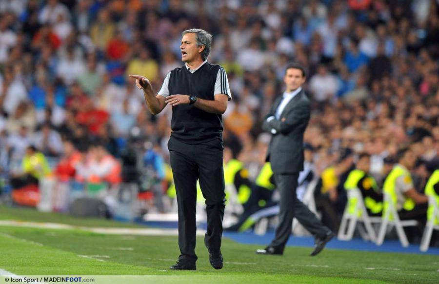 Mourinho en 2011 à la tête du Real Madrid.