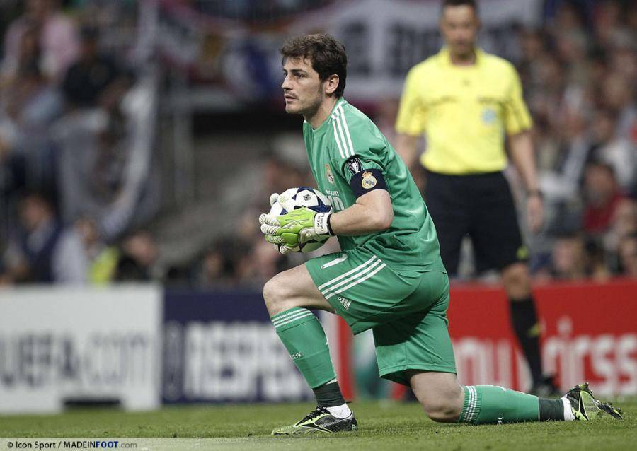 Casillas avec le maillot du Real Madrid.