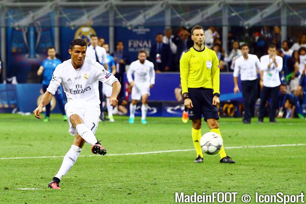 Cristiano Ronaldo lors de la finale de Ligue des Champions 2016 contre l'Atlético de Madrid.