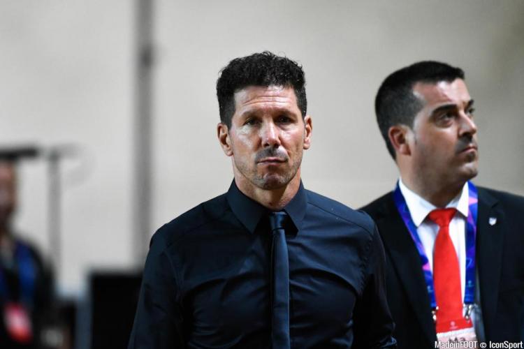 Diego Simeone pensif