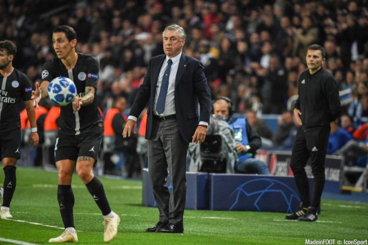 Carlo Ancelotti en Ligue des Champions