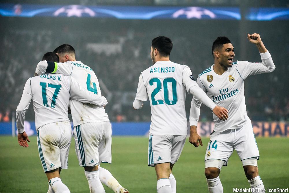Casemiro, ici lors de la victoire du Real Madrid à Paris début mars.
