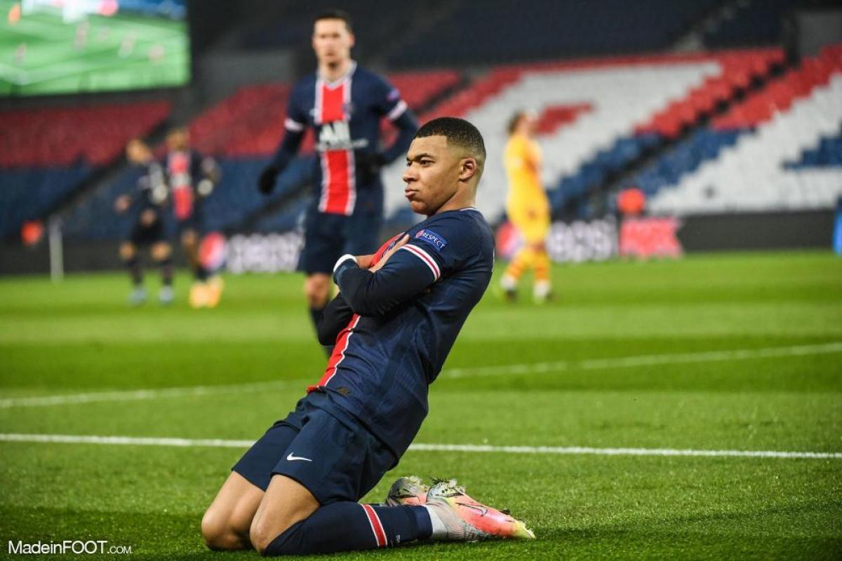 Mbappé avec le PSG