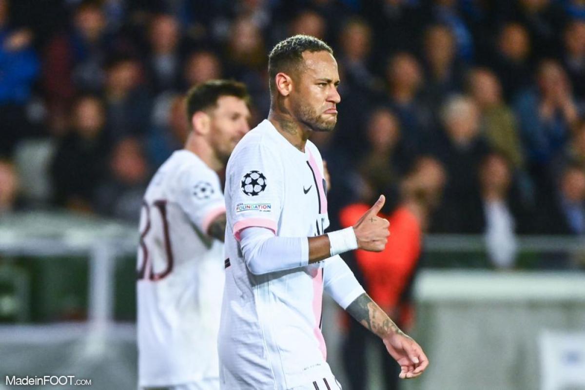 Neymar sous le maillot du PSG
