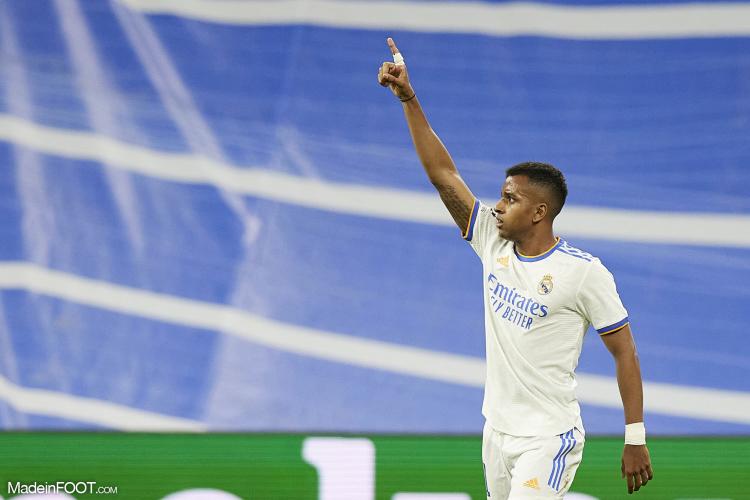 Rodrygo, l'ailier brésilien du Real Madrid.