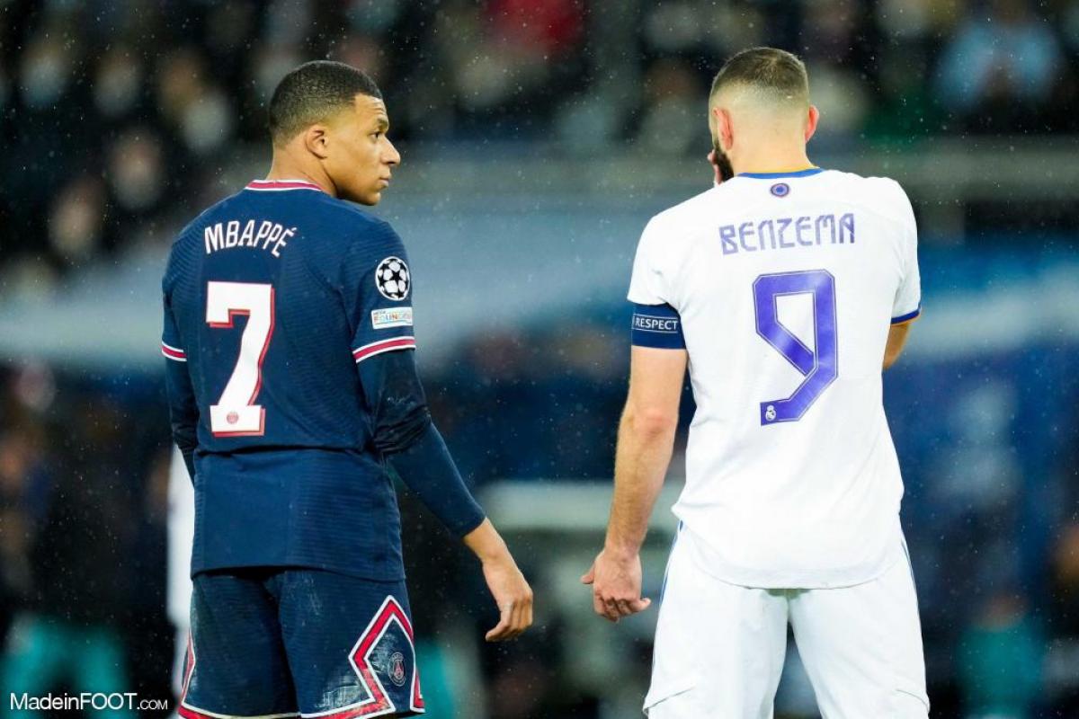 Kylian Mbappé et Karim Benzema.