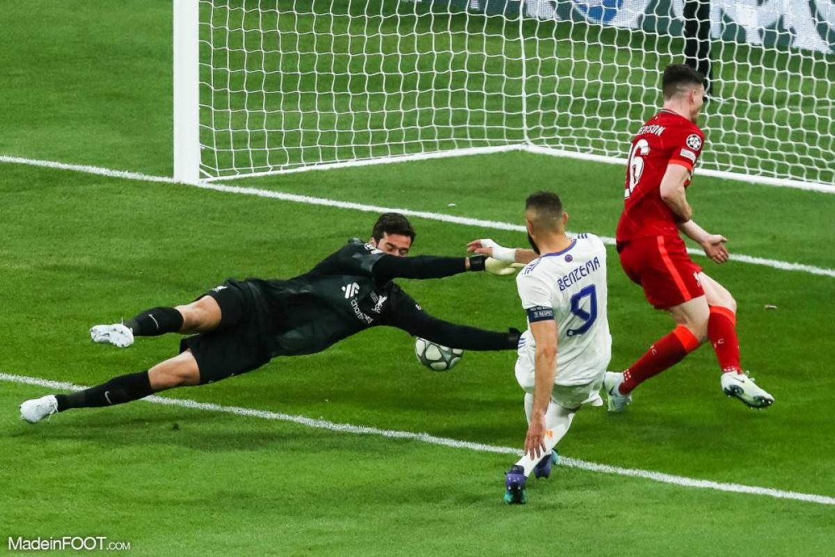Karim Benzema a cru ouvrir le score contre Liverpool