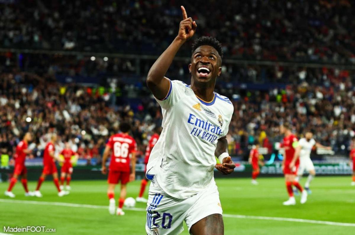 Vinicius Jr, buteur avec le Real Madrid ce jeudi soir