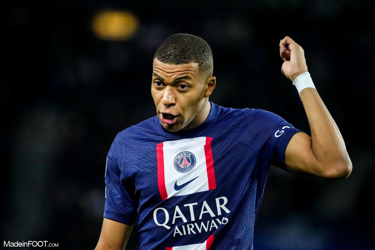 Kylian Mbappé avec le PSG