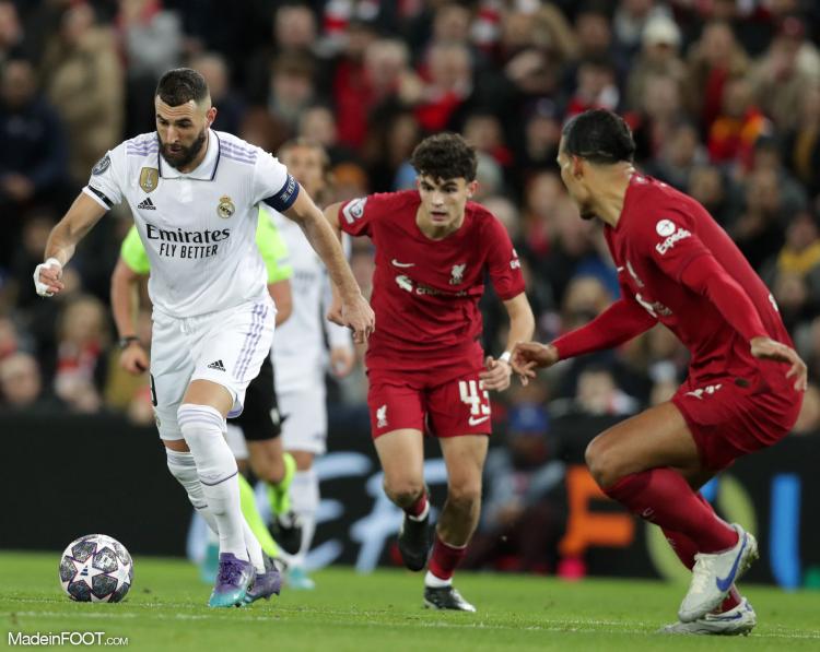 Le Real Madrid est allé s'imposer sur la pelouse de Liverpool (2-5), ce mardi soir, lors des 8èmes de finale aller de la Ligue des Champions.