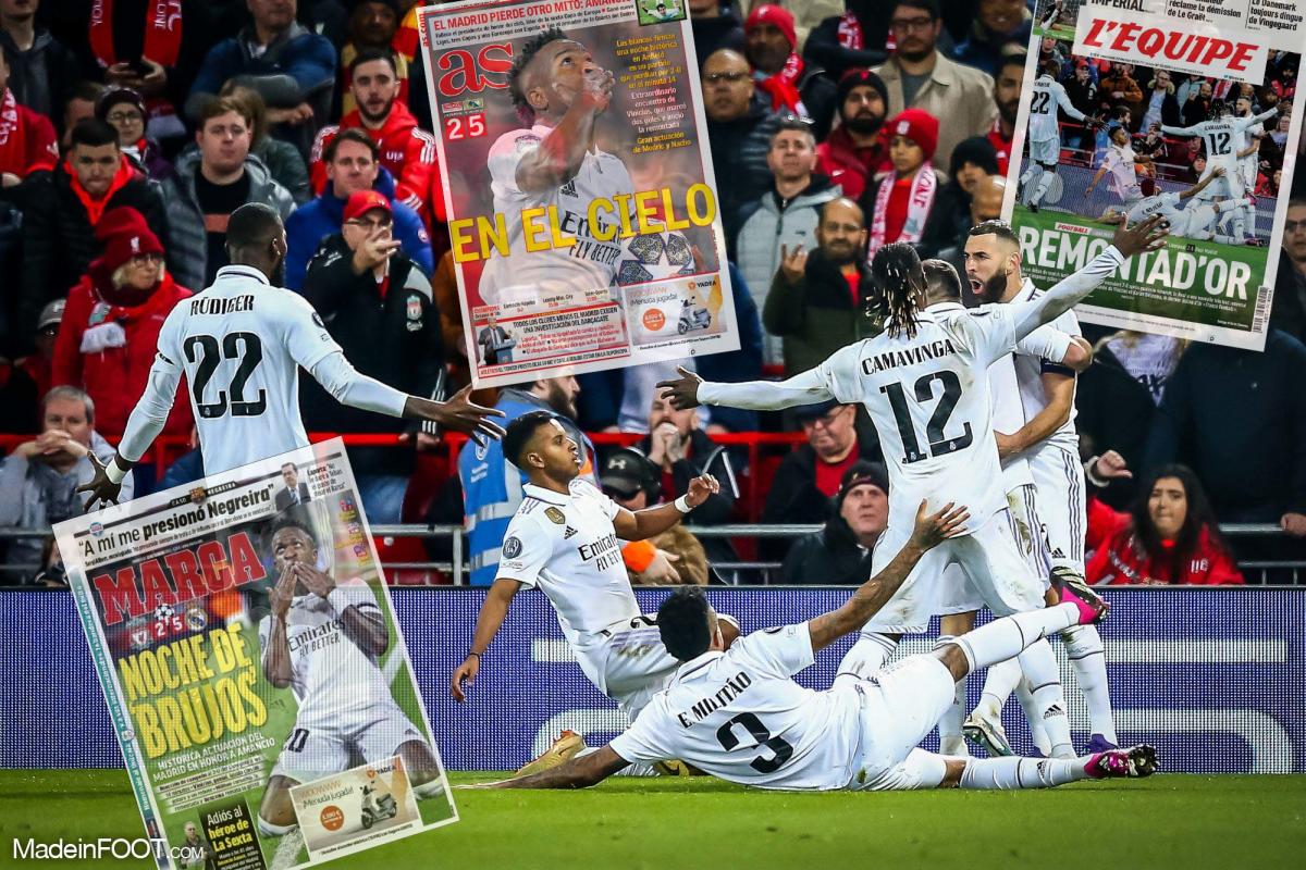 La presse européenne a souligné la performance XXL du Real Madrid