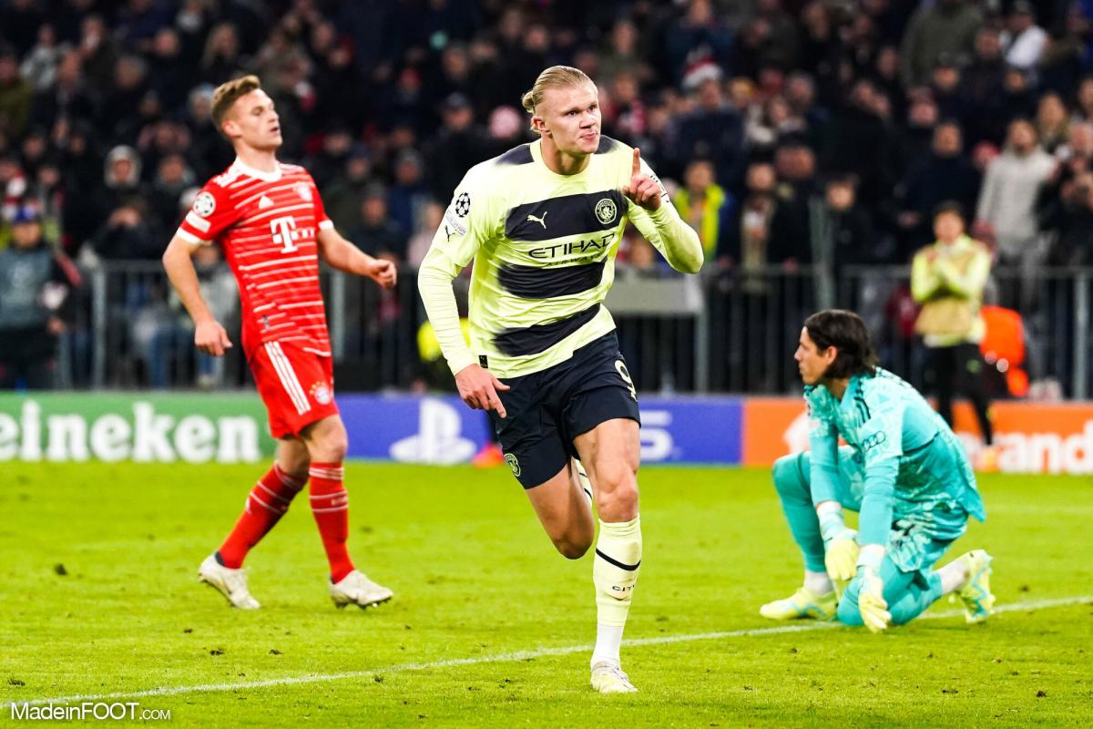 Erling Haaland avec Manchester City