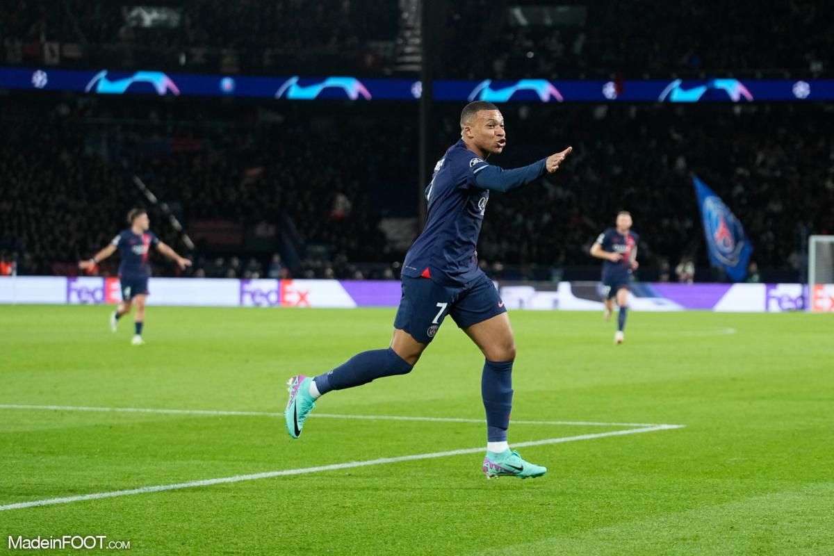 Kylian Mbappé avec le PSG