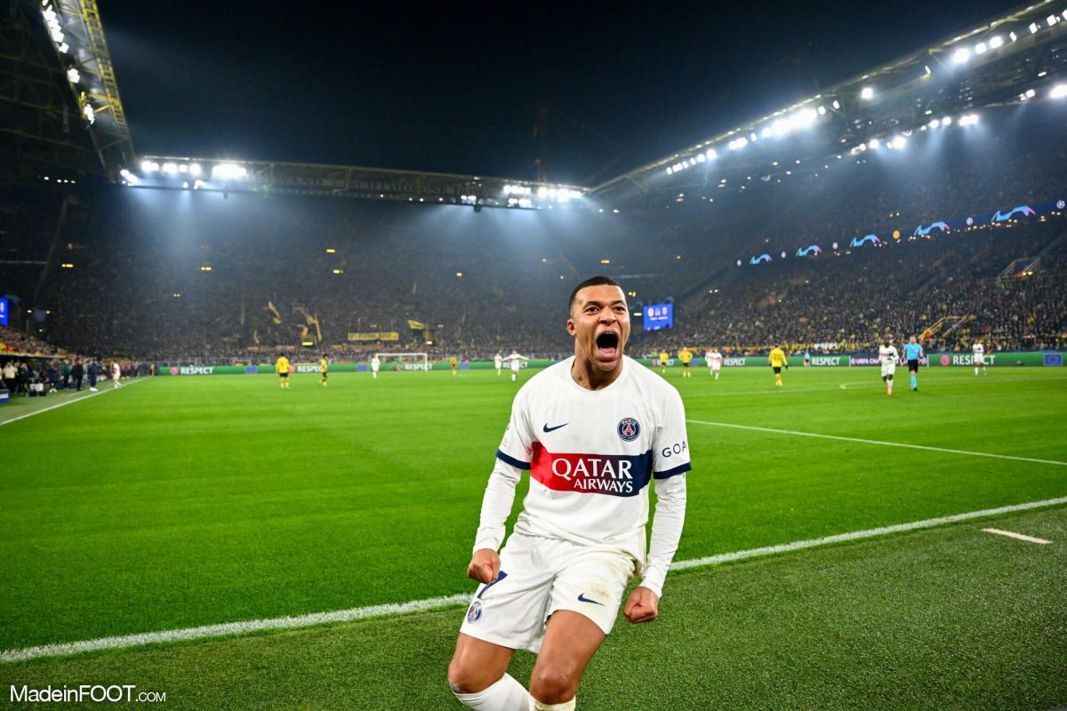 Kylian Mbappé avec le PSG 