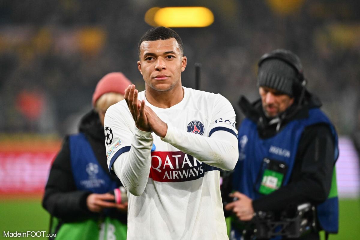 Kylian Mbappé avec le PSG