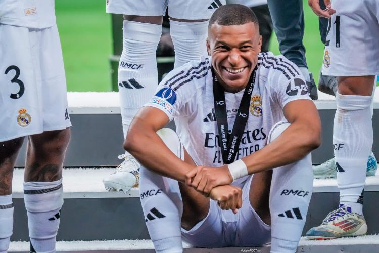 Kylian Mbappé avec le Real Madrid.