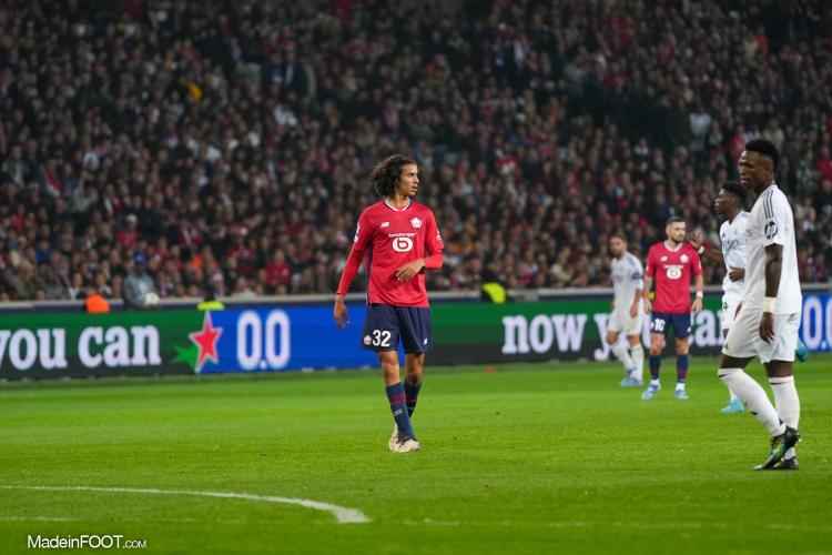 Ayoub Bouaddi (LOSC) face au Real Madrid lors de la saison 2024-2025