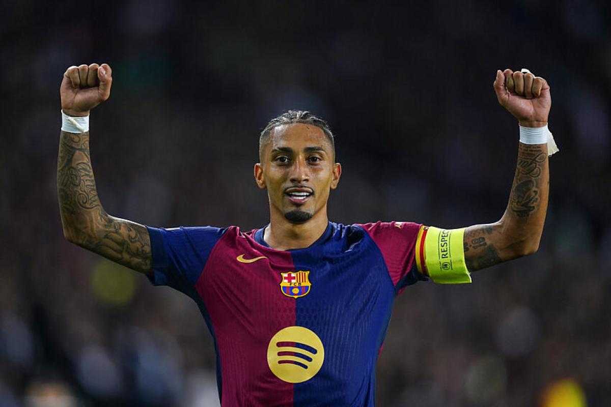 Raphinha, capitaine du FC Barcelone 